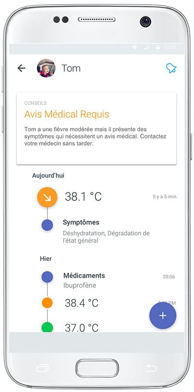 Le thermometre connecte Withings Thermo et ses fonctionnalites