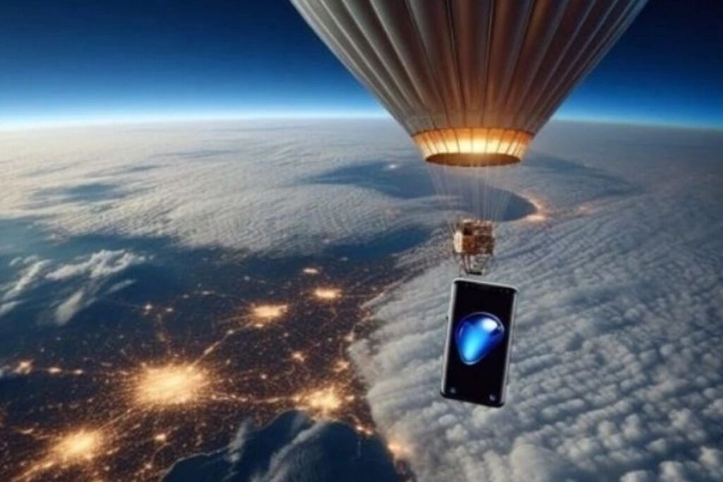 Une magnifique vue prise par le Samsung Galaxy S24 Ultra depuis l'espace. 