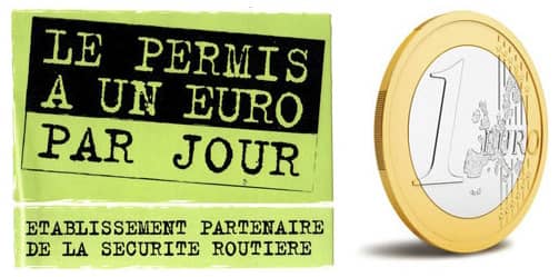 Permis à 1 euro par jour