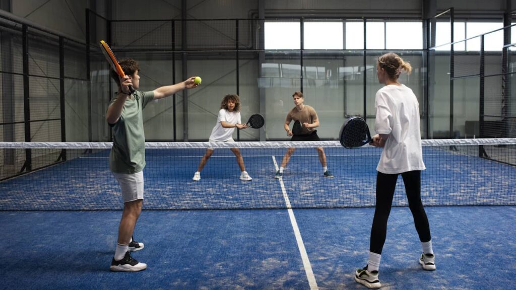 padel jeu quatre double