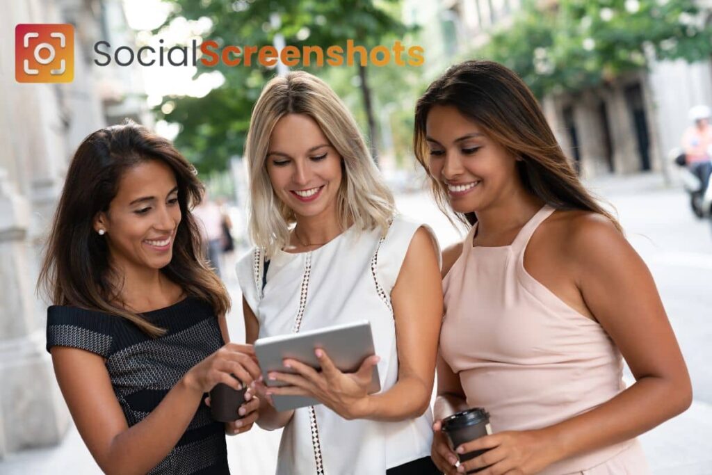 Des jeunes usagers de SocialScreenshots