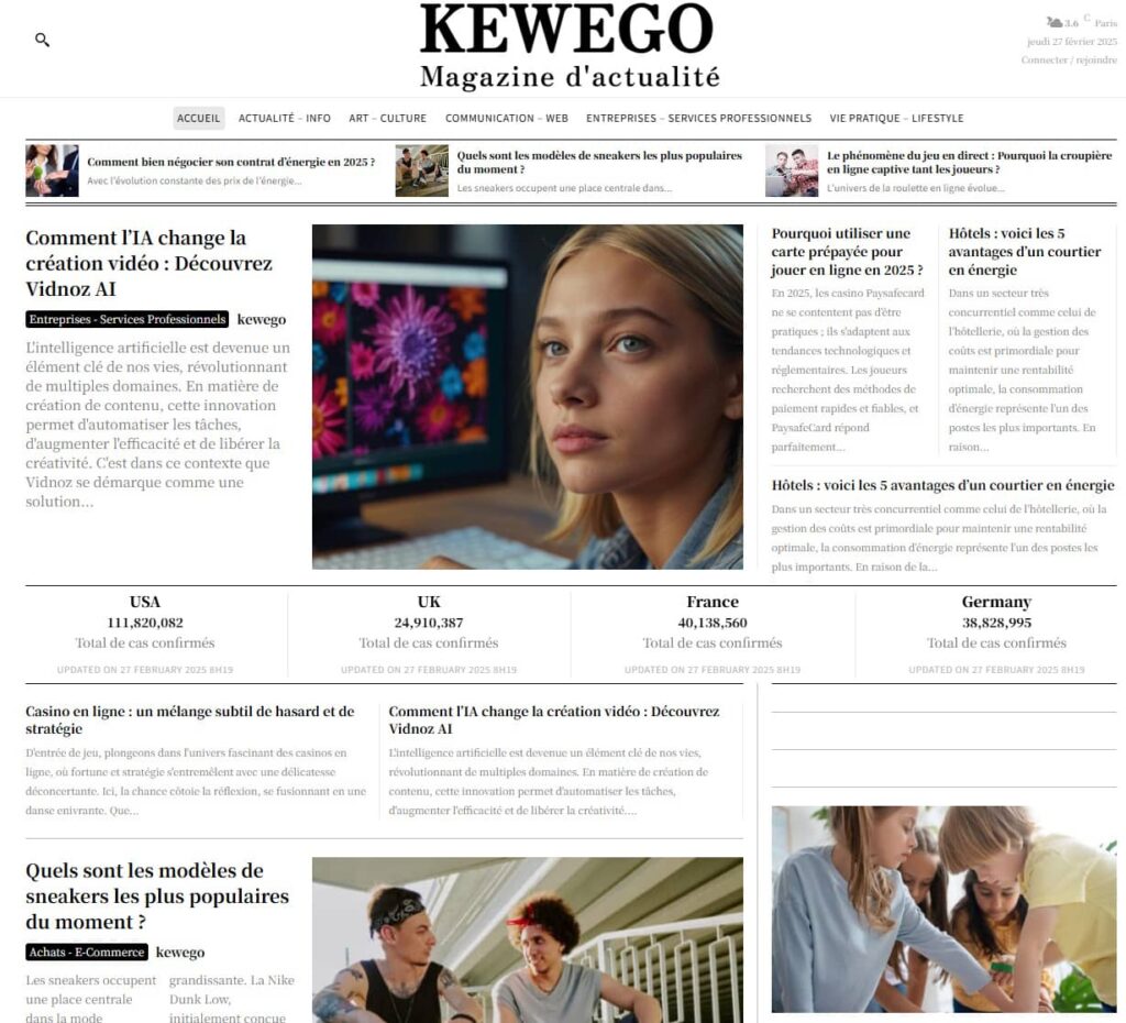 kewego.com magazine